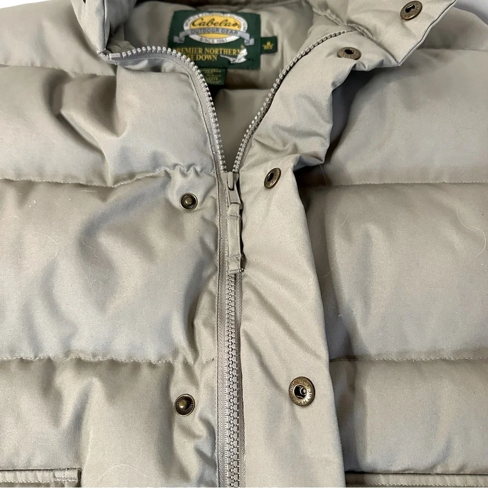 Cabela’s Premium Goose Down Puffer Vest M - Picture 4 of 10